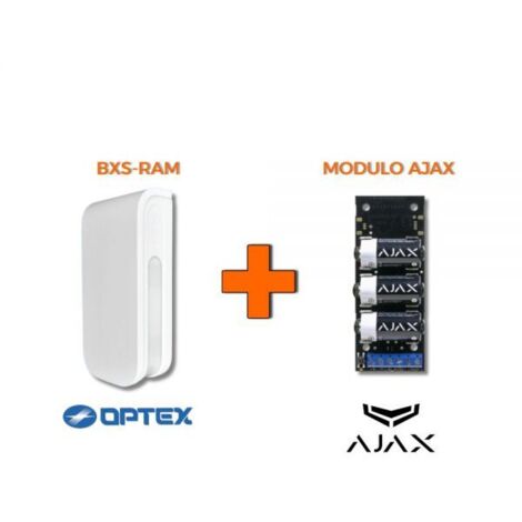 Ajax Optex sensore tenda barriera esterna anti mascheramento BXS-RAM + Modulo 38184 - 10306