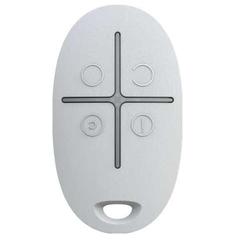 AJAX SpaceControl AJSC Multifunktions-Fernbedienung, kabellose Alarm-Fernbedienung, 868 MHz, kabellos, Weiß