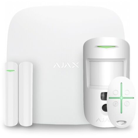 ajax starterkit cam plus wireless blanc 38174