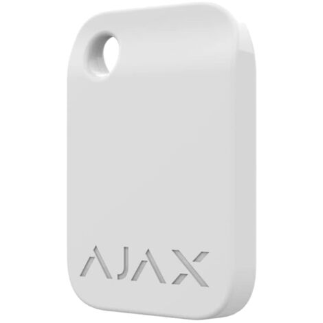 Ajax TAG RFID Portachiavi crittografato contactless per tastiera plus Bianco