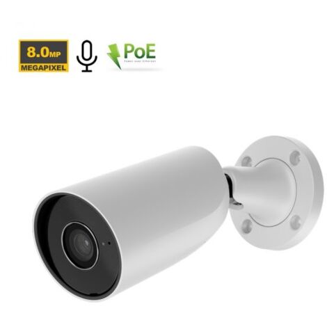 Ajax Telacamera IP bullet 8Mp PoE Bianco 4K - BulletCam 79030 (2.8mm)