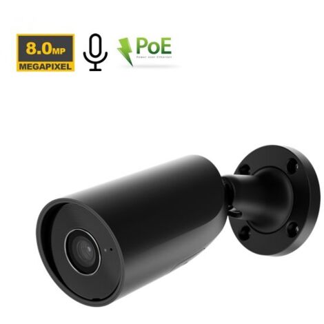 Ajax Telacamera IP bullet 8Mp PoE Nero 4K BulletCam - 79027 (4mm) D