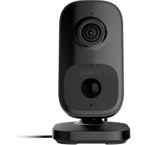 Ajax Telecamera AI WiFi IndoorCamera 4Mpx con rilevatore PIR, IR 8mt da interno, colore NERO 111567