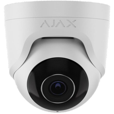 Ajax Turretcam Telecamera IP cablata 5 Mp 4.0 mm PoE Bianco