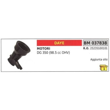 Ajout d'huile DAYE tondeuse DG 350 037838