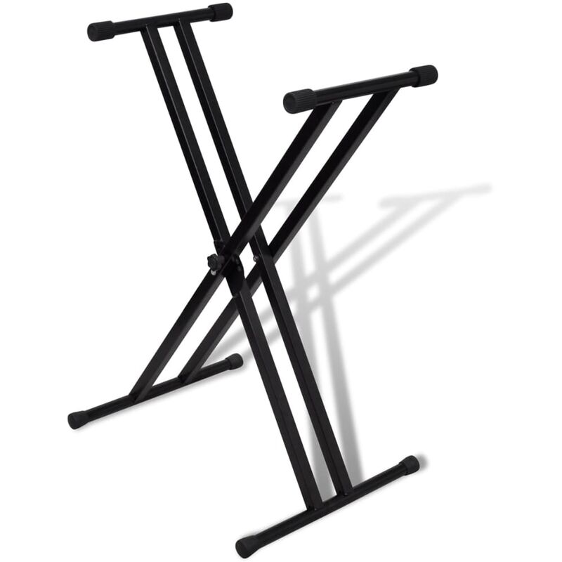 

Ajustable Soporte Doblado De Teclado Musical Marco-X - Negro