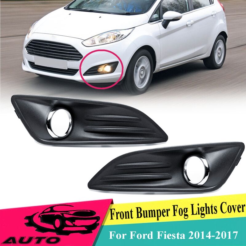 

Ajuste de la cubierta del marco de las luces antiniebla delanteras para FORD FIESTA 2013-2017