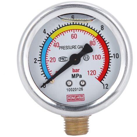 Ajustement immergé dans l'huile pour pompe de type 30 / 40 / 60 G1/4 manomètre DN8 fournitures agricoles