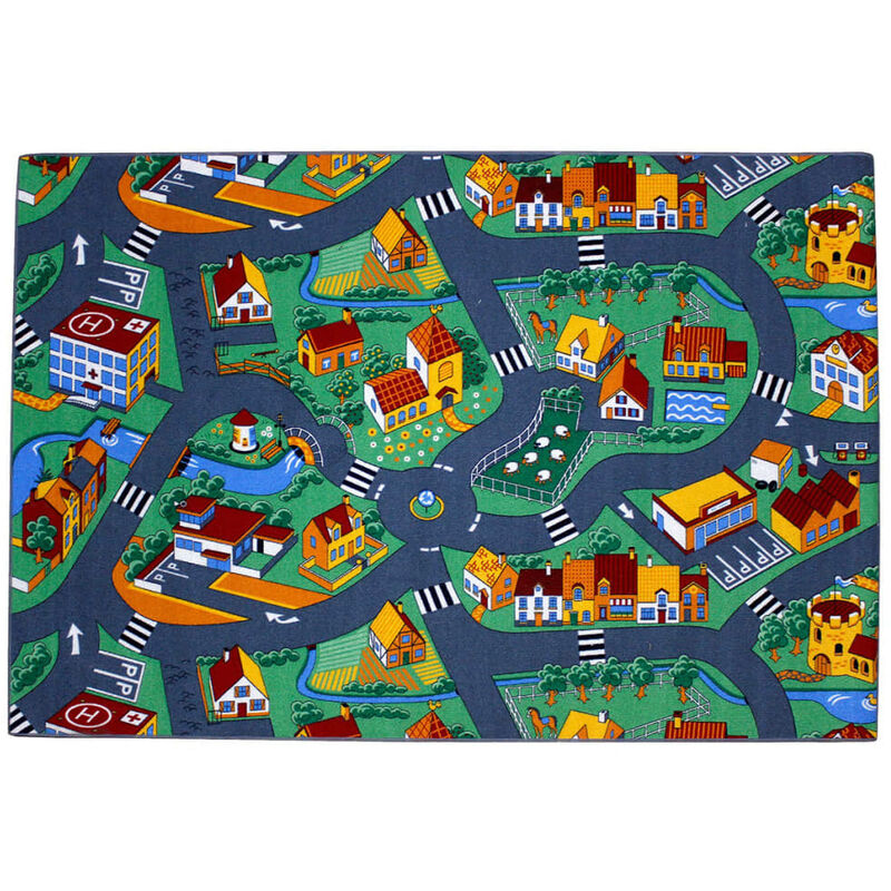 

Alfombra de juegos Village Street 140x200 cm 0309004 - Multicolor - Ak Sports