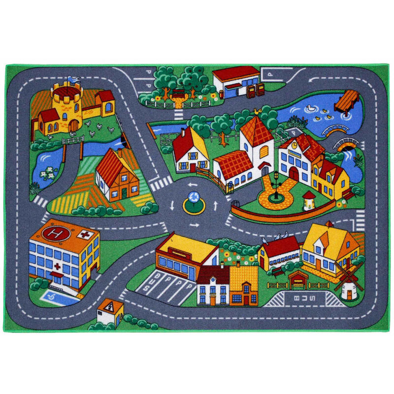 

Alfombra para jugar calle Quiet Town 133 cm QUIET TOWN - Multicolor - Ak Sports