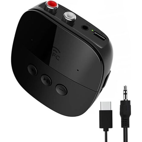 Ak3056R Pro Récepteur Bluetooth 5.2, Adaptateur Bluetooth Pour Chaine Hi-Fi, Bluetooth Audio Receiver Avec Jack 3.5 & Rca Pou