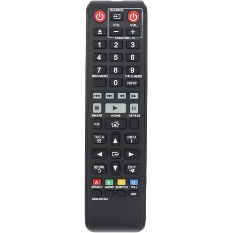 AK59-00167A Ersatzfernbedienung für Samsung Blu-ray-Player BD-J7500/ZA, BD-J7500/Z, BD-J6300, BD-J6300/ZA, BD-F6500, BD-F7500, UBD-K8500, UBD-K8500/ZA, BD-K8500, BD-F7500/ZA, BD-JM63C