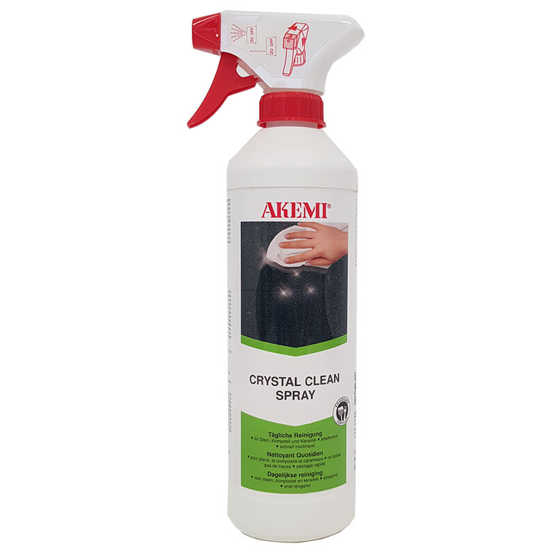 Akemi - Crystal Clean 500 ml - Nettoyant pierre naturelle et artificielle