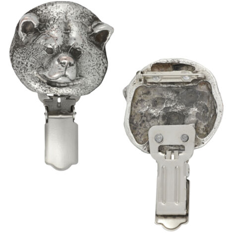 Akita, Akita Inu - Brosche mit Clip, Startnummernträger, Geschenk zur Hundeausstellung von Art-Dog