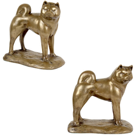 Akita, Akita Inu - statuetta di cane, statuetta da ufficio, trofeo per una mostra canina di Art-Dog