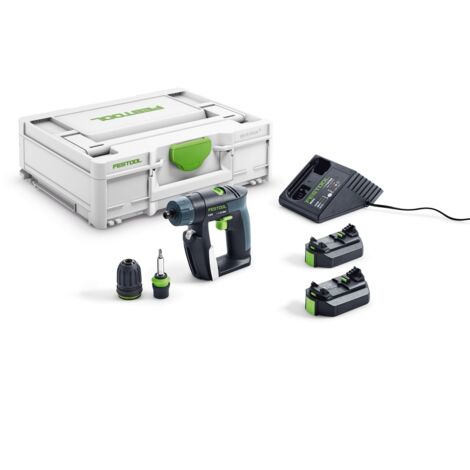 Akkus 2,6Ah, Ladegerät und Winkelgetriebe - Festool 576093