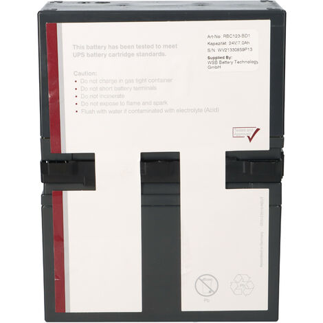 Akku für APC Smart UPS 750 & APC Back UPS Pro 900 APCRBC123