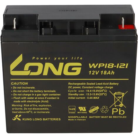 Akku für Panasonic LC-P1220P 12V 18Ah AGM Batterie