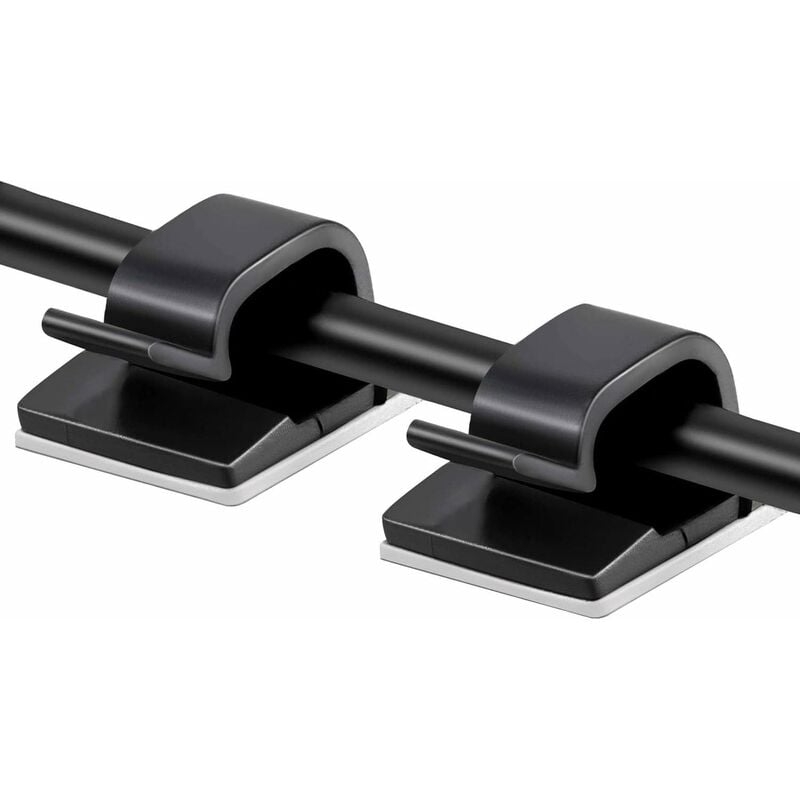10 Stück selbstklebende Kabelclips, selbstklebende Kabelclips, Kabelmanagement für Auto, Büro und Zuhause – Schwarz | 08002701800905 10 Stück selbstklebende Kabelclips, selbstklebende Kabelclips, Kabelmanagement für Auto, Büro und Zuhause – Schwarz | 08002701800905