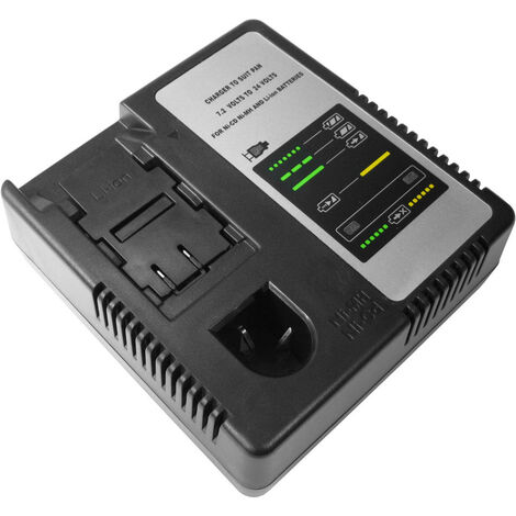Akku Ladegerät 7,2V-24V Ni-MH Ni-Cd Li-Ion Ladestation für Panasonic EZ4641K-H EZ7441 EZ7441LR2S-B EZ7441LR2S-H EZ7441LZ2S-B EZ7441LZ2S-H