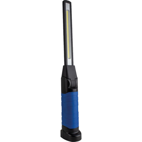 Akku LED Handlampe 6+3 Watt 620/120 Lumen mit USB-Netzteil IP54