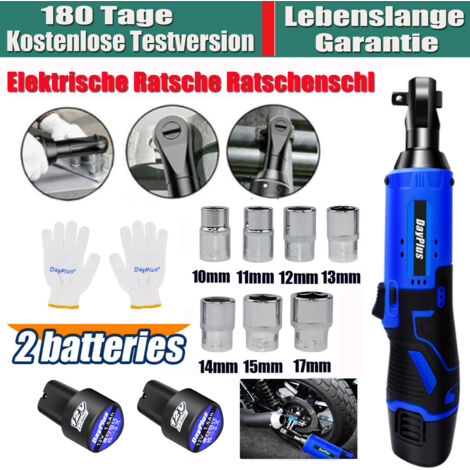 Akku-Ratsche Ratschenschl ssel Elektrische Knarrenschl ssel Satz 3/8'' 120Nm Neu