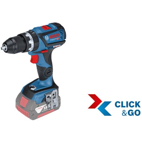 BOSCH 0615990L86 Werkzeug-Set: GSB 18V-55 + 3 x GBA 18V 5.0Ah + GAL 18V-40 (Beinhaltet 3 Batterien + 1 Ladegerät)