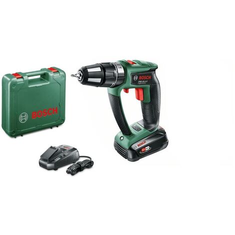 Bosch Akku Schlagbohrschrauber PSB 18 LI-2 Ergonomic (1 Akku, 18 Volt System, bürstenloser Motor, BohrØ in Holz 38 mm)
