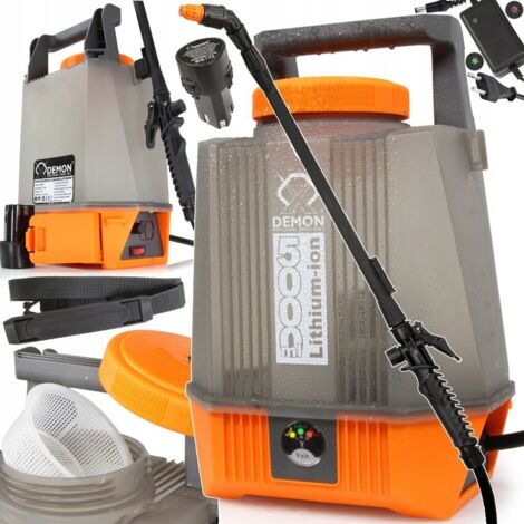 Akku Sprühgerät 5l 12V 2.0Ah Betriebsdruck: 1 - 4,5 bar Drucksprüher Pflanzensprüher Gartensprüher Gartenspritze Handsprüher