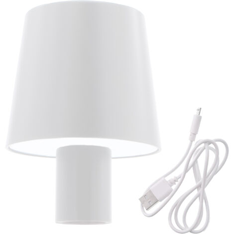 Akku Touch Flaschenleuchte 60 LED 14 x 10 cm - weiß - Flaschenlicht warm und kalt weiß zum Aufstecken auf Flaschen - Deko Flaschen Lampe Tischleuchte dimmbar wiederaufladbar für den Innenbereich