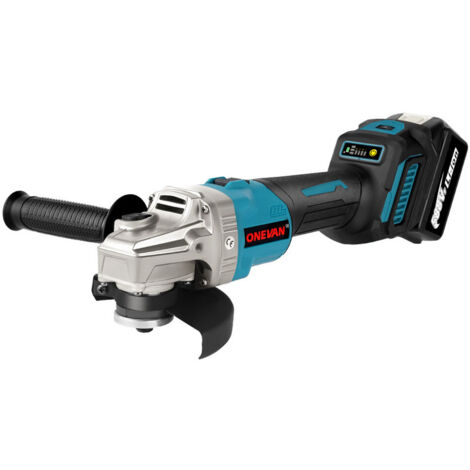 Akku-Winkelschleifer 2000W 125MM 6-Gang bürstenloser Schleifer mit 2 Lithium Akku