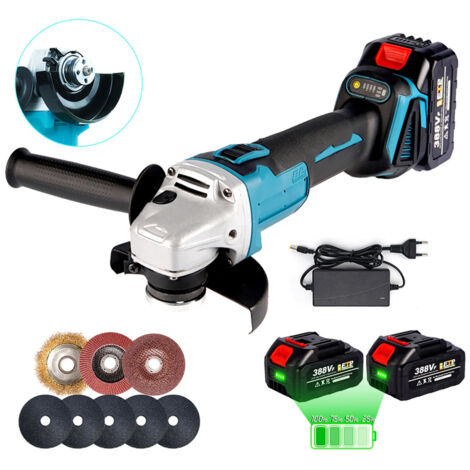Akku-Winkelschleifer Bürstenloser 800W 125MM - Passend für Makita 18v Akku - mit