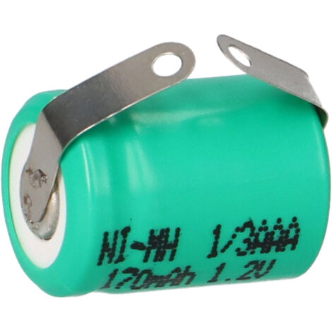 Akku Zelle 1,2V 170mAh 1/3 AAA mit U Lötfähne NiMH
