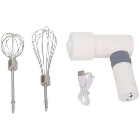 Akkubetriebener Stabmixer mit 2000 mAh Kapazität, Edelstahl, warmweiß, für den Hausgebrauch