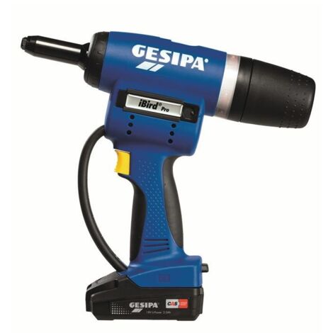 Akkublindnietsetzgerät iBird® Pro 8-teilig 20000N L-Boxx GESIPA