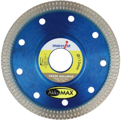 AkkuMAX Disque à tronçonner diamanté pour carrelage