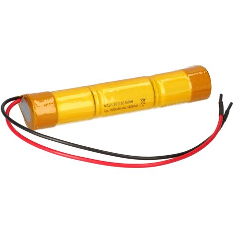 Akkupack Notlicht Notbeleuchtung 3,6V 1500mAh - L1x3 Hochtemperatur