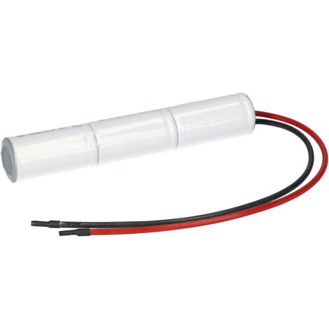 Akkupack Notlicht Notbeleuchtung L31NiCD1800 3,6V 1800mAh L1x3 Hochtemperatur Kabel ca. 20 cm