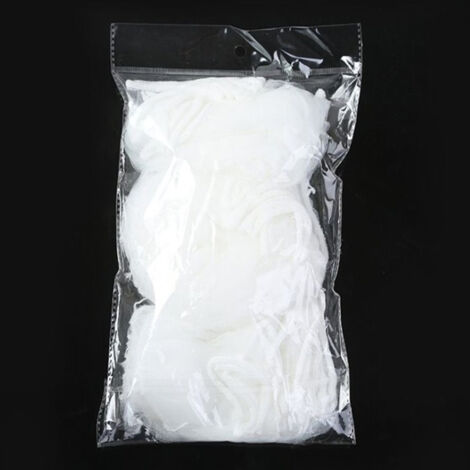 AKLOSIPY Küchenspülen-Abflussstopfen, 100 Stück, Netzbeutel, Siebstopfen für Ablagerungen, Abflussabdeckung, Netz-Abflussbeutel, 2 Größen (Boss-Packung mit 100 Stück)