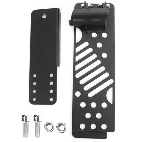 Aklosipy Pédale De Reproche De Pied De Voiture Intérieure Pour Jk & Limited 2018 - Installation Facile Design Ergonomique Renfort Métallique Finition Noire Mat Compatible Original