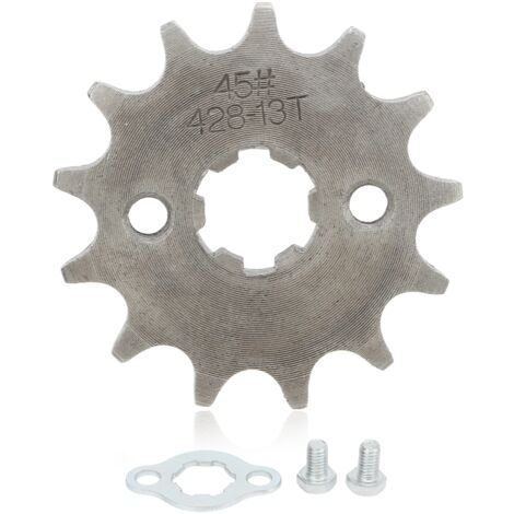 AKLOSIPY Remplacement du Pignon du Moteur Avant 13T 17 Mm en Acier pour le Quad ATV.