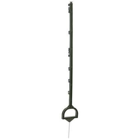 AKO Poste con Estribo Verde, Pincho Galvanizado 19 cm, Longitud