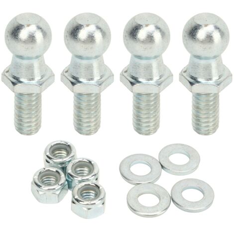 Akozon 13mm Kugelbolzen, Kugelbefestigungsmaterial, langlebige Gasdruckfederstütze für Fahrzeuge.