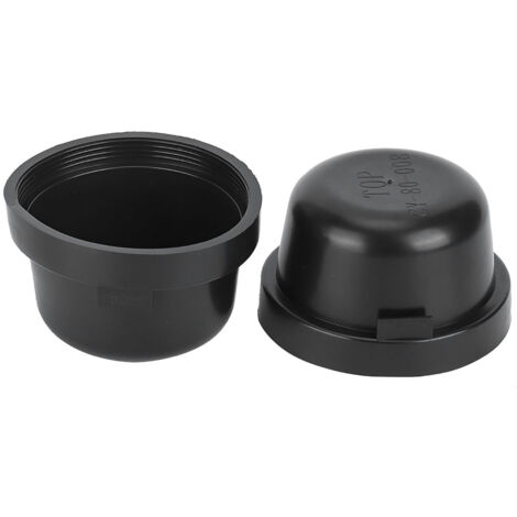 Akozon Capuchon d'étanchéité de phare avant, cache-poussière de 80 mm avec joint d'étanchéité en caoutchouc imperméable à l'eau pour phare à LED (noir)