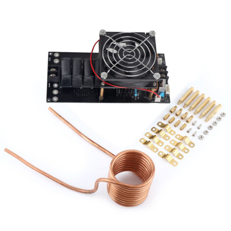 Akozon DC12-36V 20A 1000W ZVS Induktionsheizmodul mit Kupferrohr.