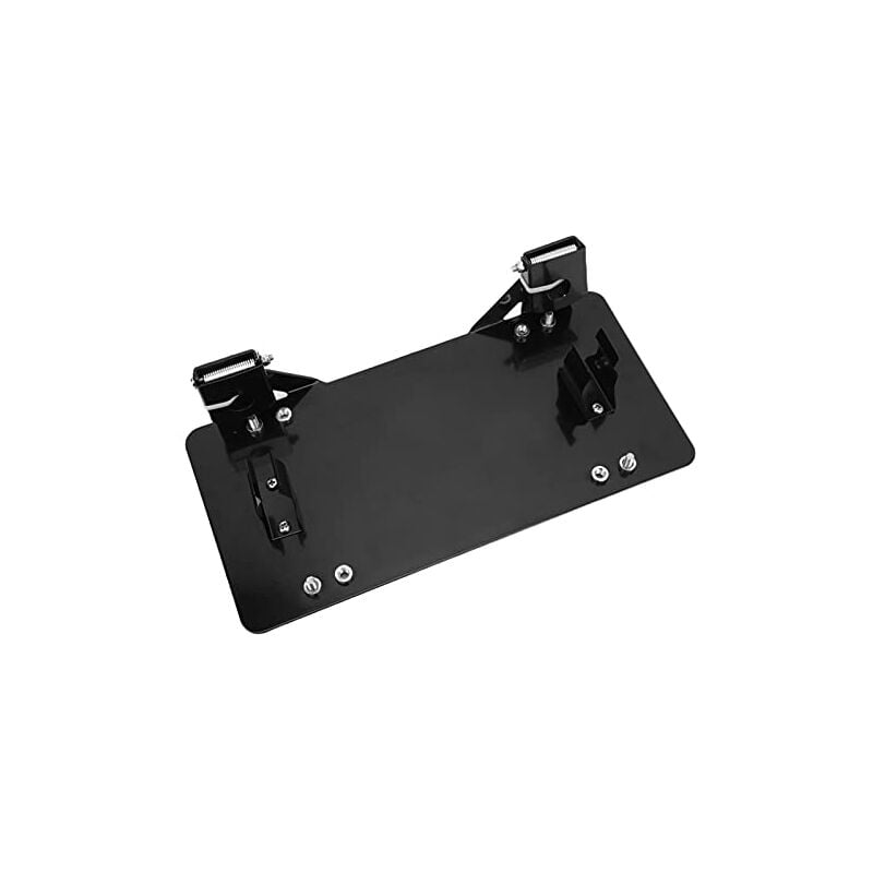 Image of Akozon Kennzeichenhalter, Edelstahl Lippe Seilwinde Kennzeichenhalter für pkw lkw Motorräder