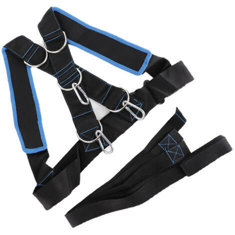 Akozon Vitesse Musculation, Harnais Résistance Fitness Ceinture de Résistance Sled Épaule Résistance à la Traction Bande Ceinture Équipement de Sport