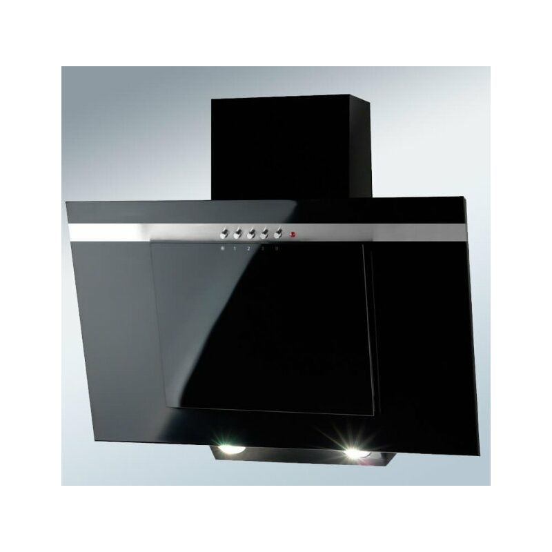 Akpo - wk-4 nero line eco wall-mounted black, stainless steel 320 m3/h