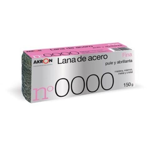 Akron Fine Steel Wool N. 0000 Rotolo 150 gr Rif. 2291