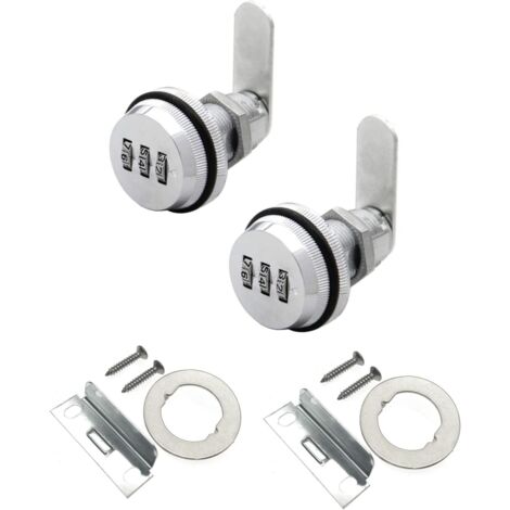 Aktenschrank Möbel Passwort Schloss Schließfach Schrankschloss, Silber, 30mm